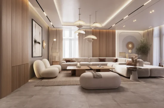 Jubail Island private villa interior design