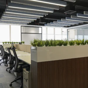 office space planning layout in modern workplace